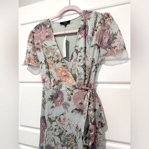 VICI Collection | French Flair Floral Wrap Maxi Dress | S | NWT
